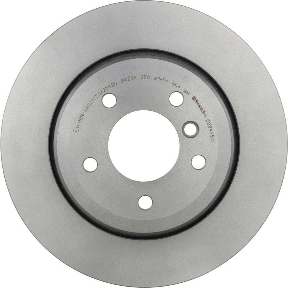 Rear Left or Right Disc Brake Rotor BREMBO 09.9425.11
