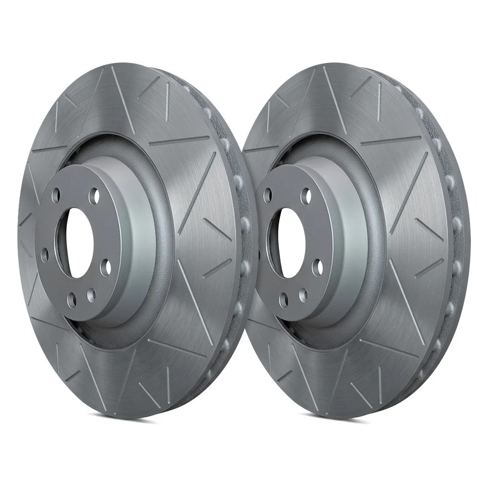 For Ford F-350 85-94 SP Performance Peak Slotted 1-Piece Front Brake Rotors