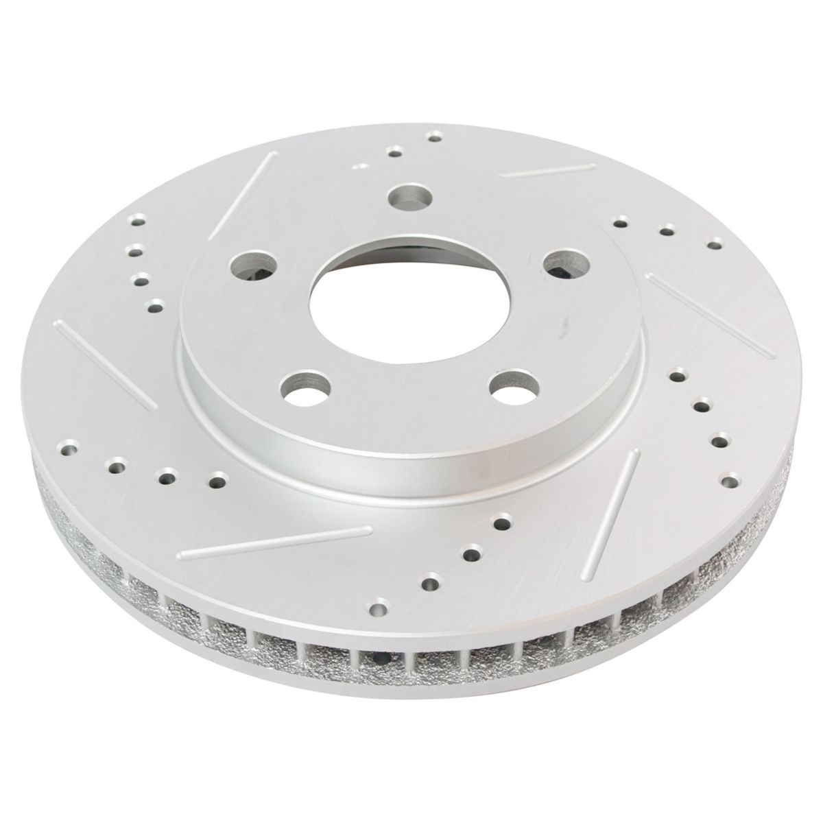 TRQ Performance Rotor & Metallic Brake Pad Front & Rear Kit w/Chemicals