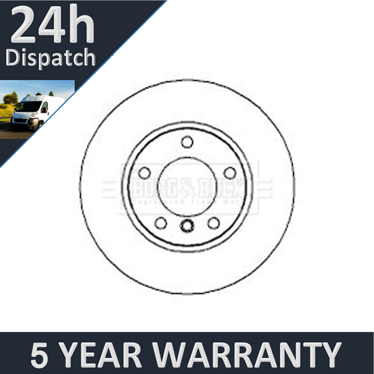 Fits BMW 3 Series 1990-2000 Z3 1995-2003 Purevue Front 1x Brake Disc 34116757751