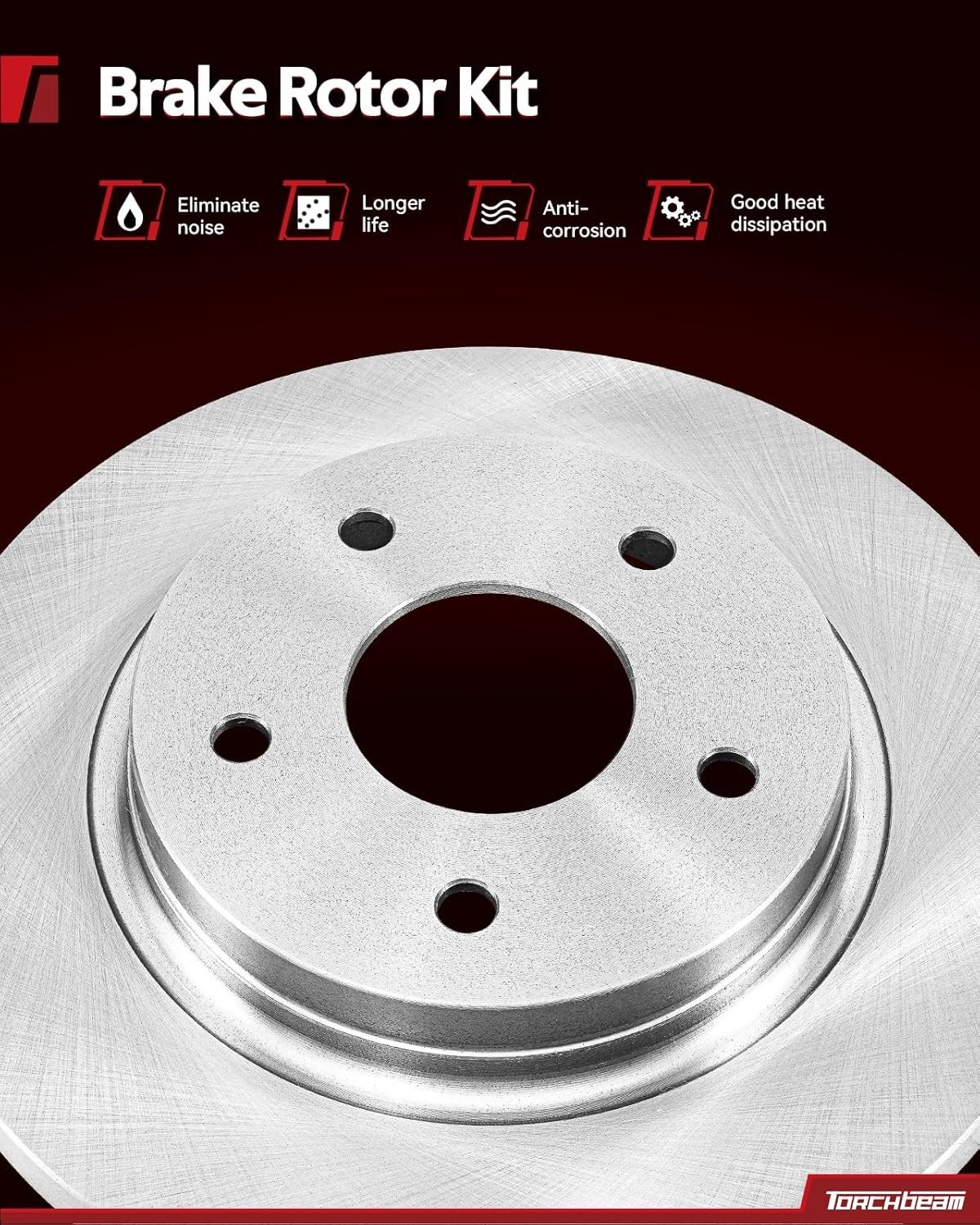 Front Brake Rotors Compatible with 2005-2007 Nissan Titan & Armada – G3000 Alloy