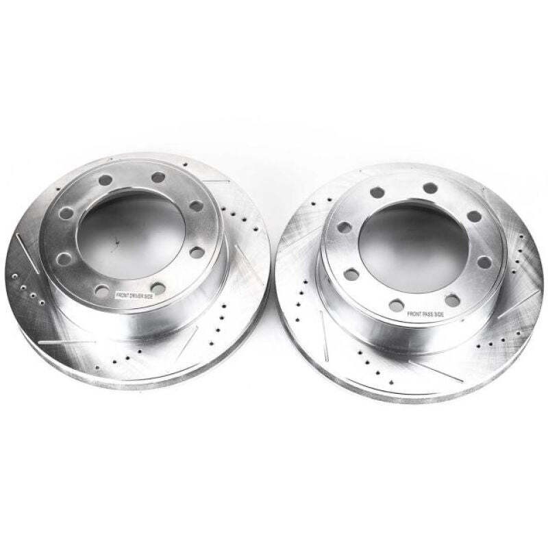 PowerStop AR8580XPR fits Ford 00-05 Excursion Frnt Drilled & Slotted Rotors Pair