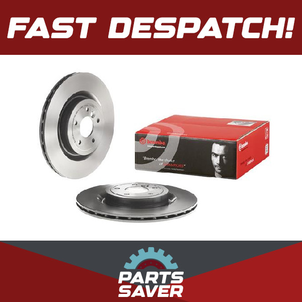 2x Brake Discs Pair Vented fits JAGUAR XF X260 2.0D Rear 2015 on 325mm Set New